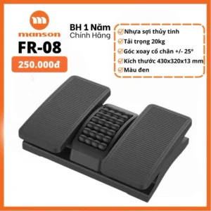 hế kê chân văn phòng, kê chân công thái học kèm hạt massage FR-08