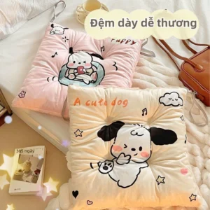 Thoải Mái Vui Vẻ Hoạt Hình Ghế Sau Đệm Ô Tô Ghế Trang Trí Nhà Cửa Lười Mùa Đông Sofa Đệm Hộ Gia Đình Mông Đệm Gối Đệm