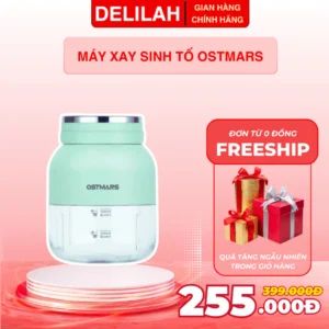 Máy Say Sinh Tố Cầm Tay Mini Ostmars Sạc Tích Điện,Máy Xay Mini Cầm Tay 10 Lưỡi Dao Đa Năng Nhỏ Gọn Dung Tích 500ml