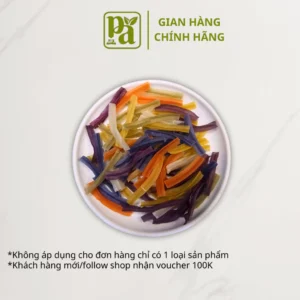 Nui ngũ sắc khô Phú An Healthy Foods 50g dành cho người ăn kiêng, giảm cân, giữ dáng, keto, das eatclean healthy food
