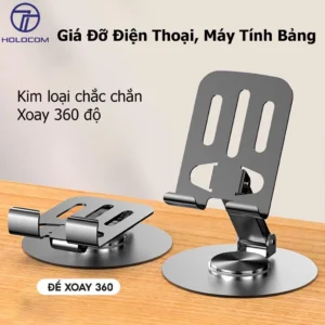 Giá Đỡ Điện Thoại Ipad Kim Loại Để Bàn K39 K30 Đế Xoay 360 Độ, Kệ Đỡ Điện Thoại Bằng Hợp Kim Nhôm Gấp Gọn Tiện Lợi