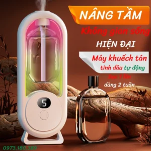 Máy xông tinh dầu tự động máy xịt thơm khách sạn khử mùi phòng tắm máy tạo hương thơm gia dụng máy phun nước hoa_BC02