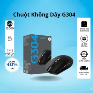 Chuột Không Dây Logiteche G304 Wireless 6 Nút Gồm Pin, Pin 250h HOT