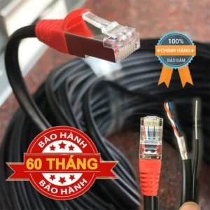 DÂY MẠNG NGOÀI TRỜI BẤM SẴN lõi đồng nguyên chất 0.5mm, có thép chịu lực