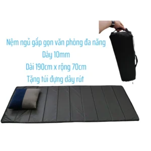 [Tặng túi đựng] Nệm gấp ngủ trưa văn phòng đa năng tiện lợi, gấp gọn dễ dàng, tiện lợi khi đi du lịch