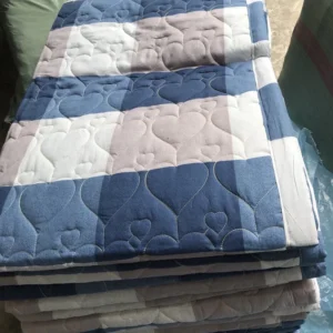 Chăn chần bông cotton đắp được 2 mặt 1.6*2m - chăn hè mềm mại không phai màu , xù lông- mền cotton