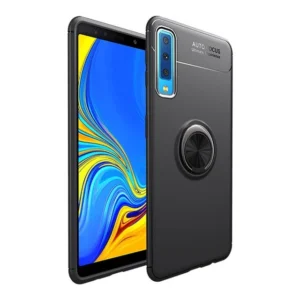 Còn hàng cho Samsung Galaxy A7 2018 Ốp điện thoại A750 Giá đỡ nhẫn đeo tay Vỏ silicon mềm