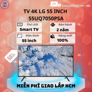 Smart Tivi LG 4K 55 inch 55UQ7050PSA - Bảo hành chính hãng 24 tháng
