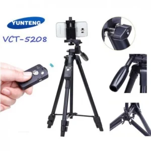 Giá đỡ Tripod cho điện thoại,MÁY ẢNH Yunteng YUNDING VCT 5208 , LIVESTREAM ,CHỤP ẢNH , QUAY PHIM, HỌC