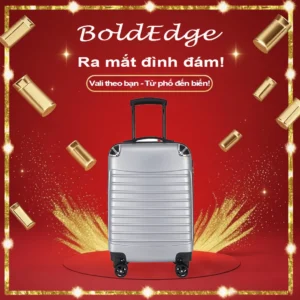 Vali Du Lịch Size 20/ Size 24 BoldEdge, Vali Kéo Xách Tay Cao Cấp Bo Góc Tròn Chống Va Đập