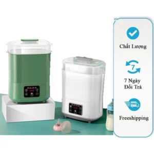 Máy tiệt trùng bình sữa thông minh, tích hợp chức năng sấy khô và hâm nóng Tiện lợi khi ăn uống, đảm bảo an toàn, bảo vệ sức khỏe bé yêu