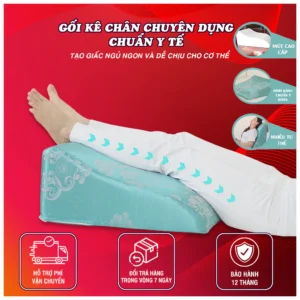 CAO 28CM - GỐI CHỐNG GIÃN TĨNH MẠCH KÊ CHÂN BÀ BẦU CHỐNG PHÙ CHÂN, TÊ BÌ YOROKOBI