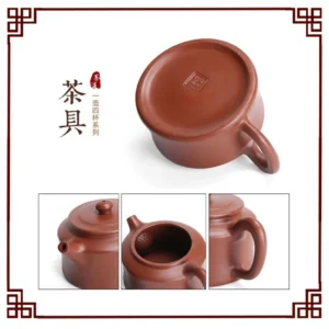 Bộ ấm chén Tử Sa, Gốm sứ Nghi Hưng, Ấm trà phỏng cổ - Kèm hộp Sang Trọng, Cao Cấp, Quà tặng ý nghĩa