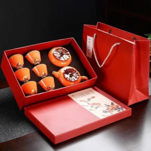 Bộ ấm chén quả hồng